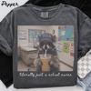Comfort Colors School Nurse Raccoon Shirt, PEDS Nursing Student T-Shirt, Back To School, Pediatric Gift, Nurse Week, Appreciation Tee
