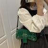 Y2k Rivet Design Cool Hot Girls Shoulder Bags Solid Color Ladies Pu Leather Underarm Bag Vintage Female Phe Handbags Purse