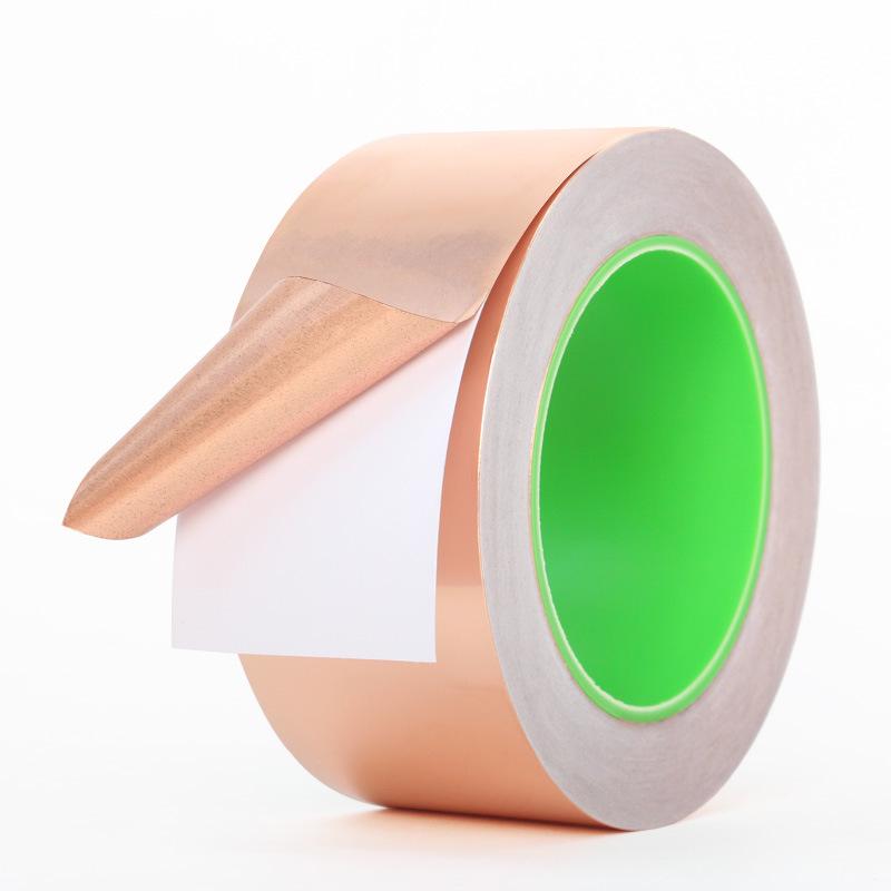 Double-Sided Conductive Copper Tape for Shielding, DIY Circuit Mods, Heat Dissipation, and Temperature Resistance