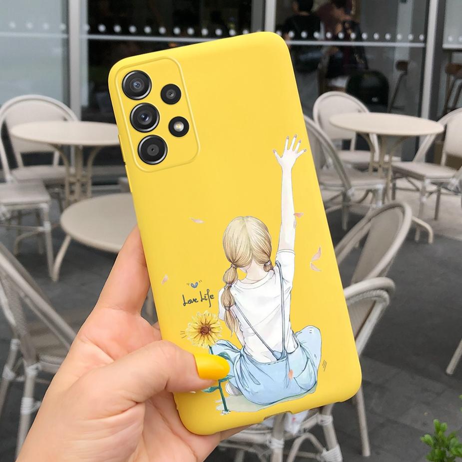 For Samsung Galaxy A52 A52s A72 5G Case New Fashion Candy Cartoon Cover For Samsung A52 A 52 s 72 GalaxyA72 Case Soft TPU Fundas