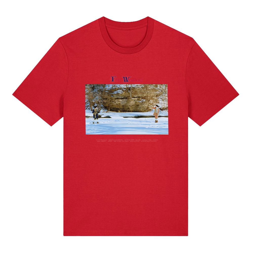 

Finn Wolfhard Fire From The Hip Cover T Shirts FFTH Album Cotton Tees Unisex Round Neck Short Sleeve Casual Clothes XXL червоний