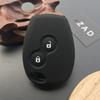 ZAD Siliconen Autosleutelhoesje Voor renault 2 knoppen Kangoo DACIA Scenic Megane Sandero Captur Twingo Modus afstandsbediening sleutelhoes