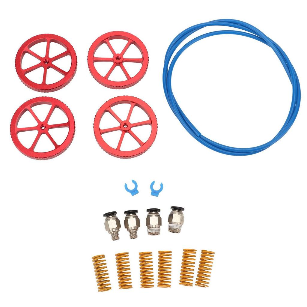 CR10 3D Printer Bed Leveling Kit: M4 Nut, Screw, Spring