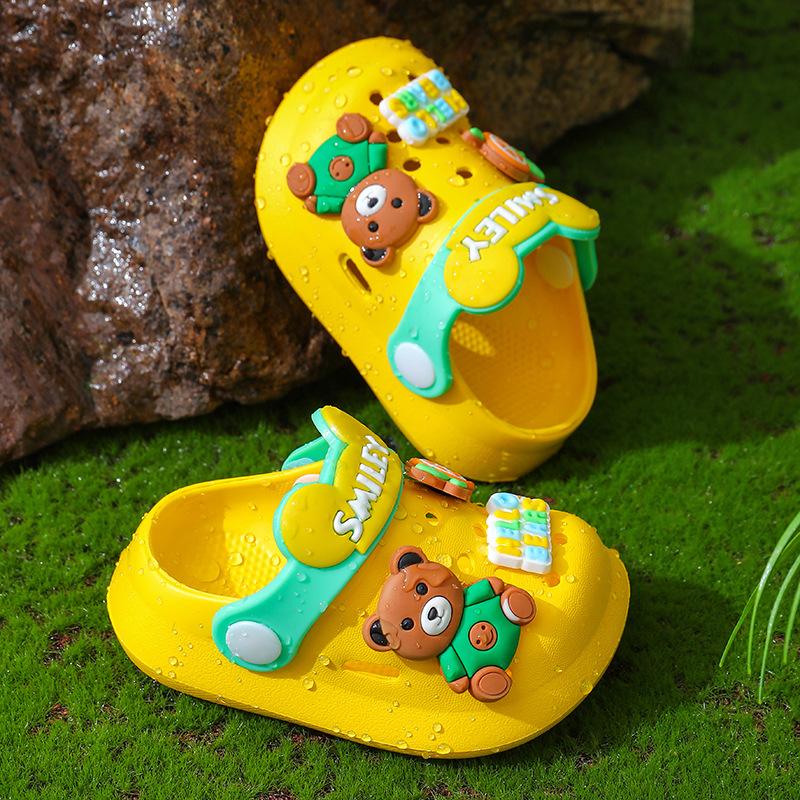 Mädchen-, Sandalen, Kinder-, Innenbereich, Weichsohlige, Säuglings- und Kleinkinder-, Rutschfest, Hausschuhe, Cartoon, Jungen-, Zehenschuhe