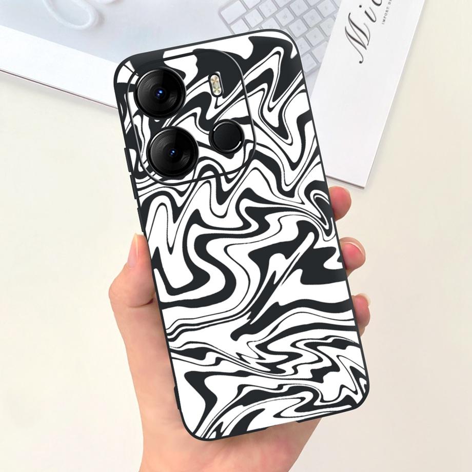 For Tecno Spark GO 2023 Case Stylish Fashion Soft Silicone TPU Housing Capa For Tecno Pop 7 Pro Pop7 Coque Pop7 BF6 BF7 Bumper