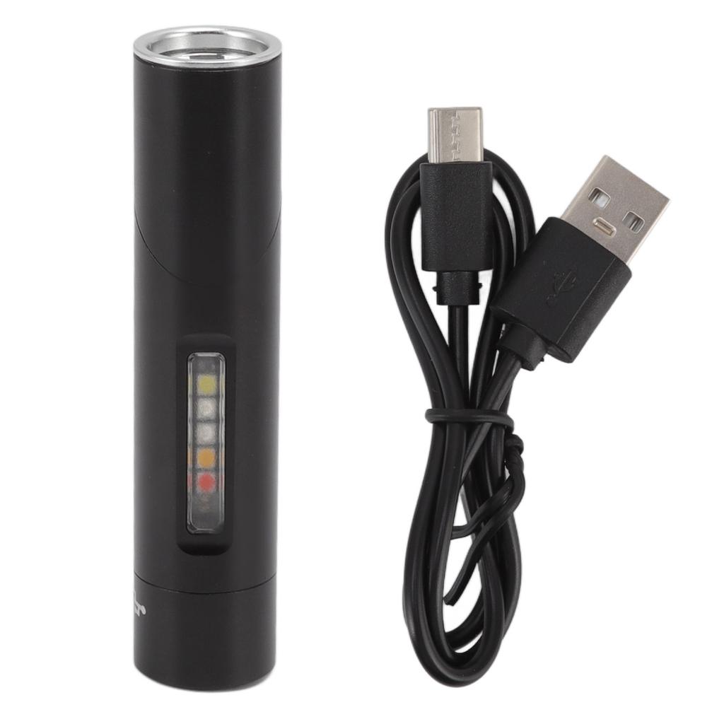 Mini Flashlight 90 Degree Tiltable Head LED Flashlight Magnetic Rechargeable LED Torch