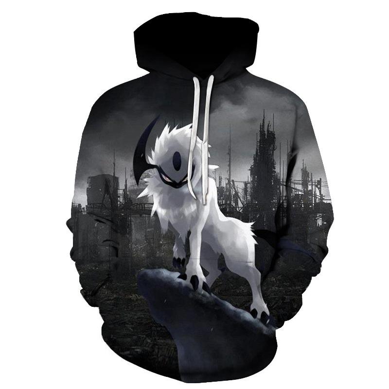 Men's Oversized Hoodie 3D Wolf Animals Pattern Ferocious Warrior Fashion Sweatshirt Loose Street Funny Tracksuits Fitness