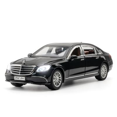 1/24 BENZ E300L E-Class Starlight Headliner slitinový model auta odlitý z kovu, hračky s motivem a světlem, kolekce pro děti, dárky