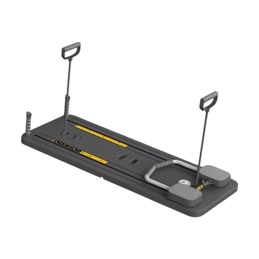 

Многофункциональная фитнес-доска тренажер нескользящая доска для тренировок с таймером доска для отжиманий складная для тренировки всего тела чёрный