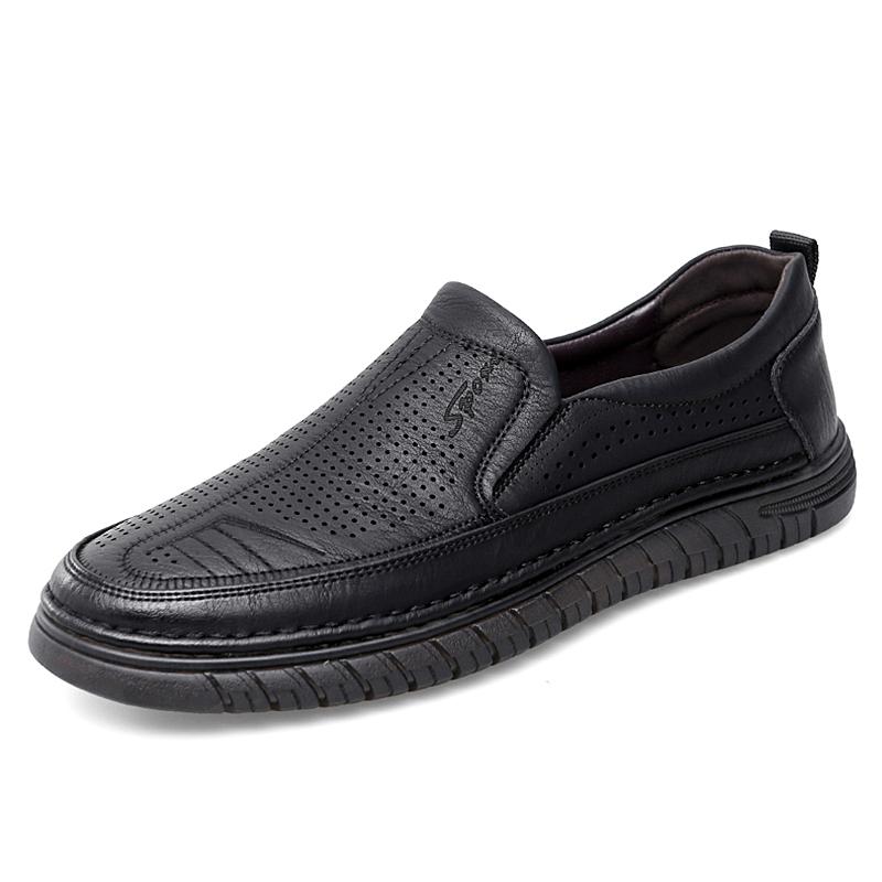 Fashion Men's Loafers Leather Flats Classics Driving Shoes Platform Footwear Men Casual Formal Business Shoes Zapatillas Para Hombre