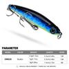 Lure False Bait 3.5g 5g 8g Simulated Bait Bent Mouth Sea Bass Through Kill Fish Bait with Blood Tank Hook Configuration