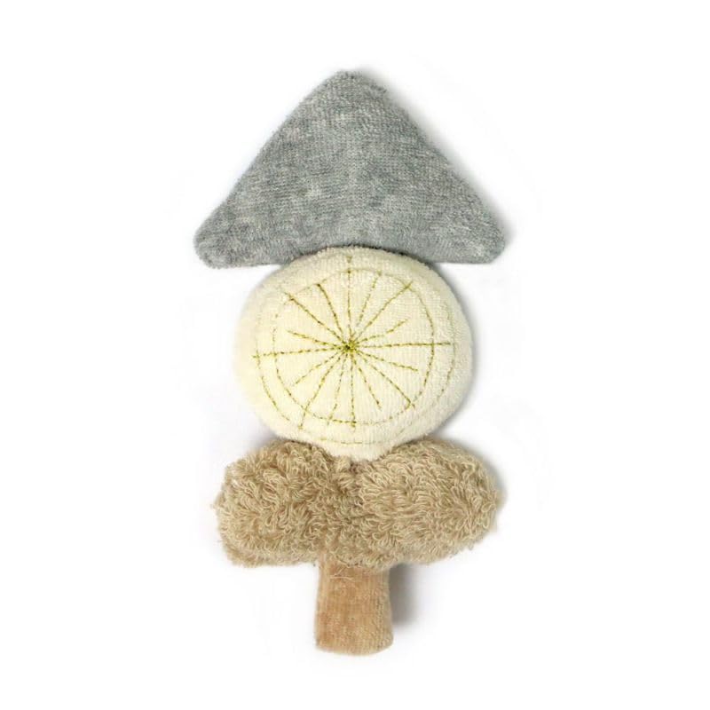 

Сделано в Японии Iori Oden Organic Niginigi Bell Baby Toy ИГРУШКА-УЛЫБКА белый