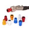4Pcs Presta To Schrader Bike Valves Adaptor Tire Valves Converter with Caps