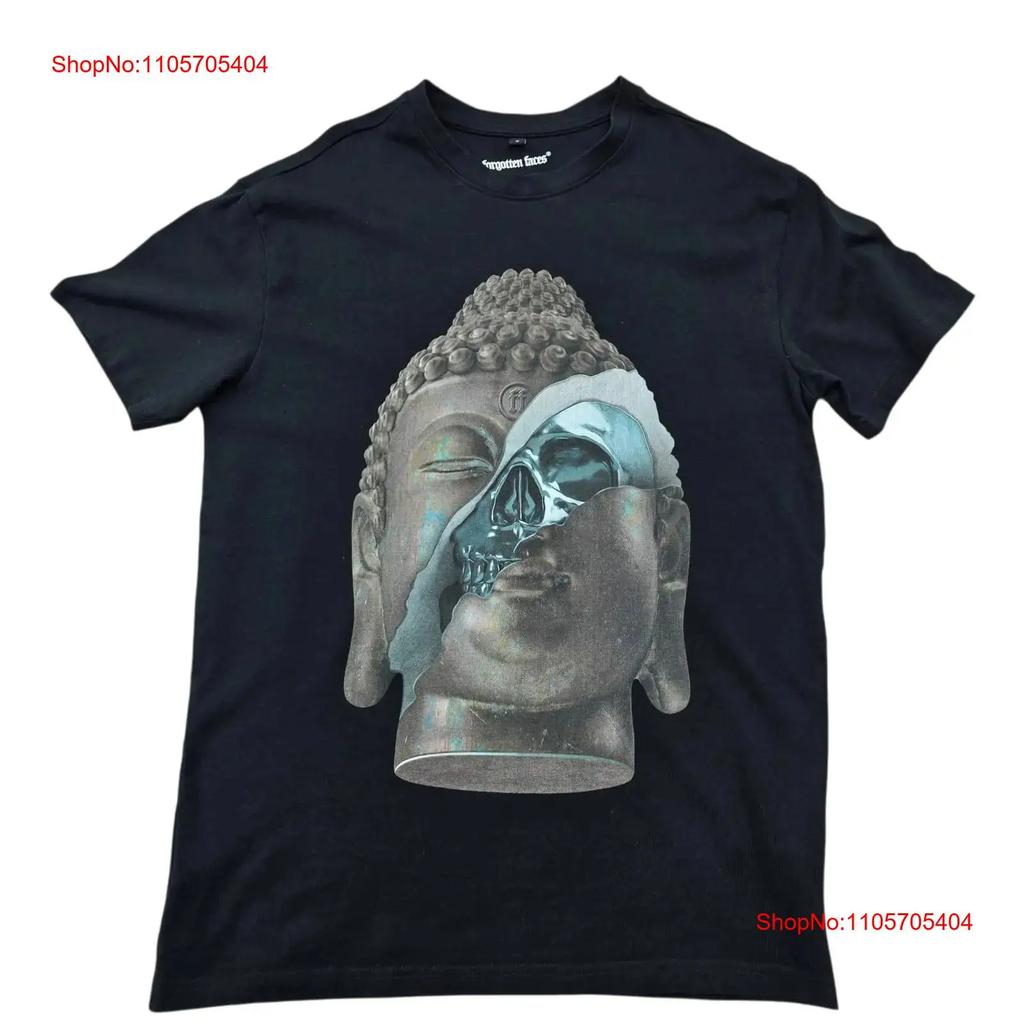 Forgotten Faces Unisexs Black Buddha T Shirt Size S Vintage Streetwear Graphic Fashion Comfortable