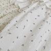 Girls Summer Floral Mosquito-Repellent Lightweight Bloomers with Ruffled Cuffs