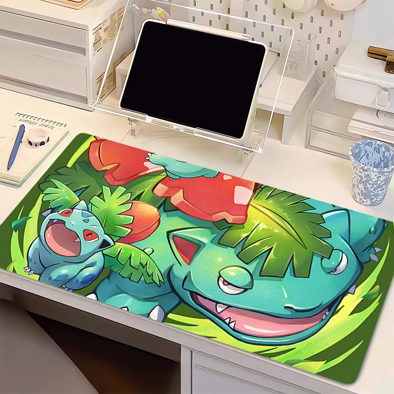 Mouse Pad P-Pokemon Notbook PC Gamer Keyboard Pad NonSlip Rubber Computer Carpet Desk Mat Gamer Cabinet Cartoon style Mousepad