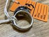 [USED] H.R. Giger sterling silver ring, size 13, ELP Lip