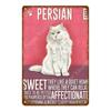 Animal Dog Cat Vintage Metal Poster Home Decor Retro Tin Sign For Pub Bar Club Decorative Plate Poodle Wall Plaque