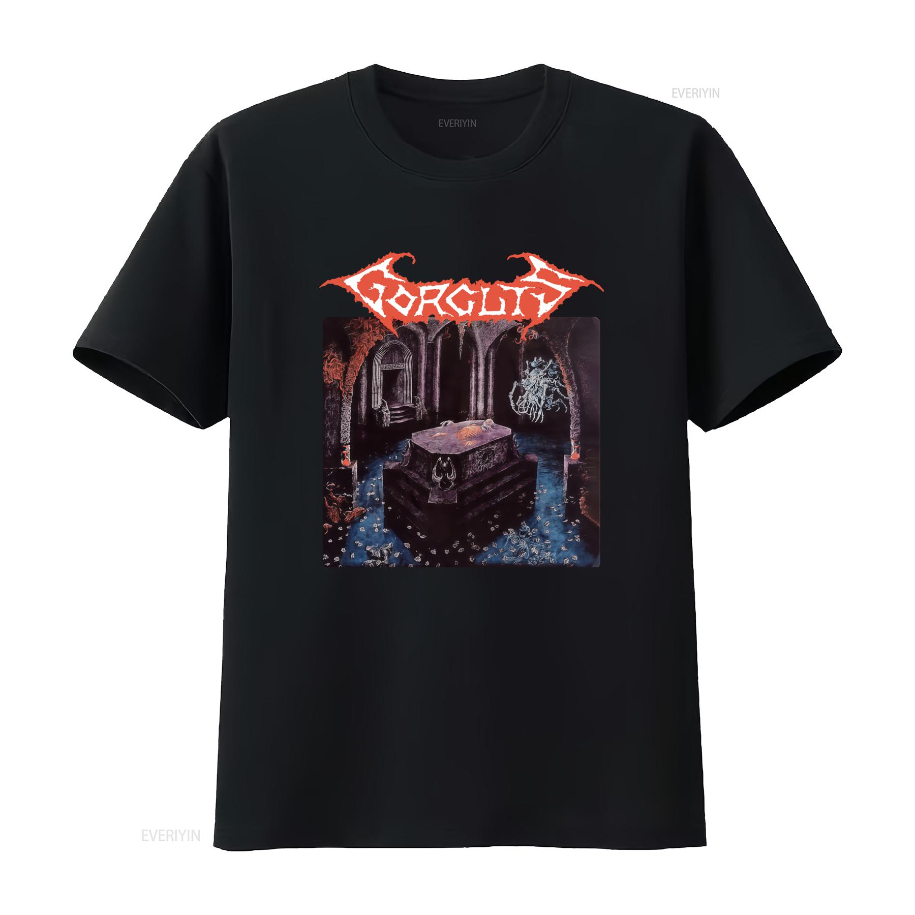 

Gorguts Considered Dead T Shirt Heavy Metal Band Art Print Gothic Cemetery Design Premium Quality for Rock Fans vintage Washed 4XL