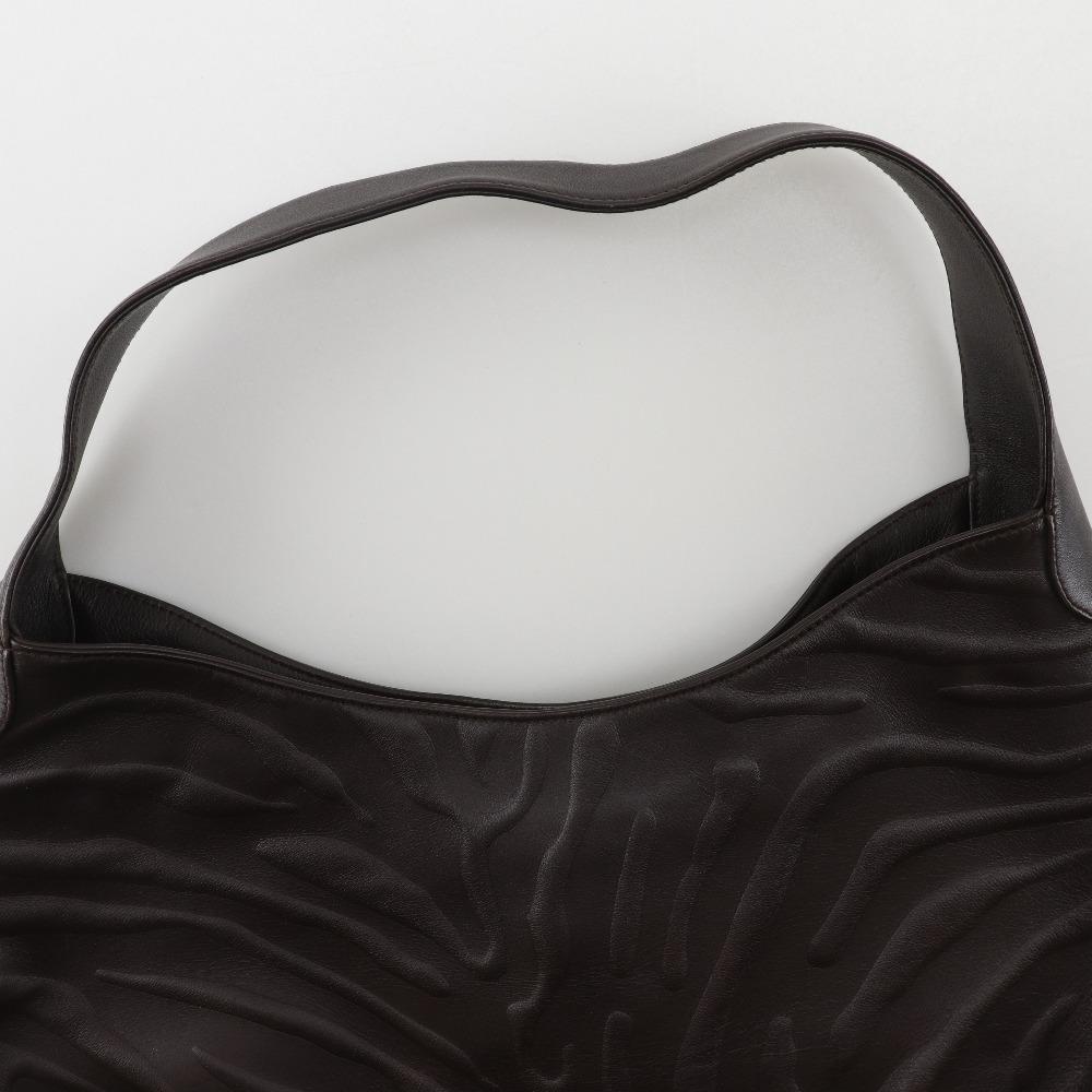 CARTIER PANTHERE Shoulder Bag Panther Hobo bag Brown leather Women Used