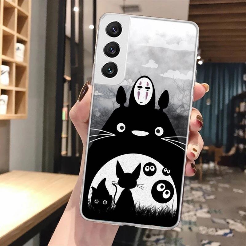 Totoro Studio Ghibli Anime Soft Phone Case für Samsung Galaxy M12 M21 M30s M31 M32 Hinweis 20 Ultra 10 Lite 9 8 J4 J6 Plus +M51 M5