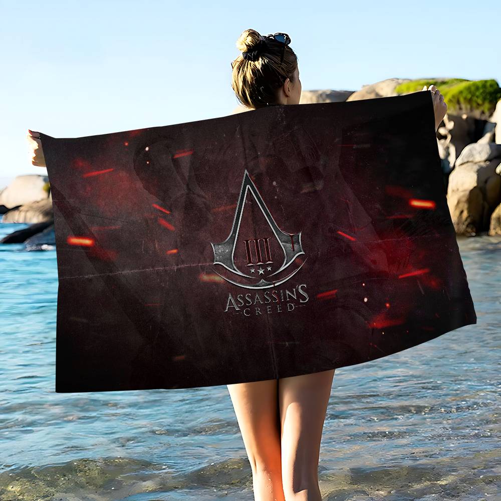 Spiel A-Assassins C-Creeds Mikrofaser Strandtuch Saugfähig Schnelltrocknend Weich Yoga Schwimmen Resort Bergsteigen Handtuch