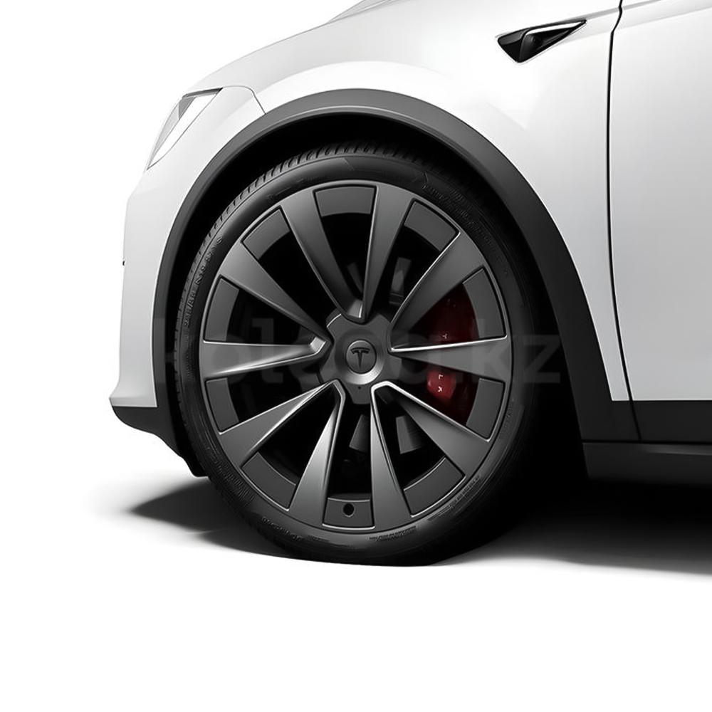 IASD9 4pcs/set Hub Caps for Tesla MODEL X 22 Inch Center Cap Wheels #1620238-00-A Replacement Hub Caps Logo Car Decoration Accessories