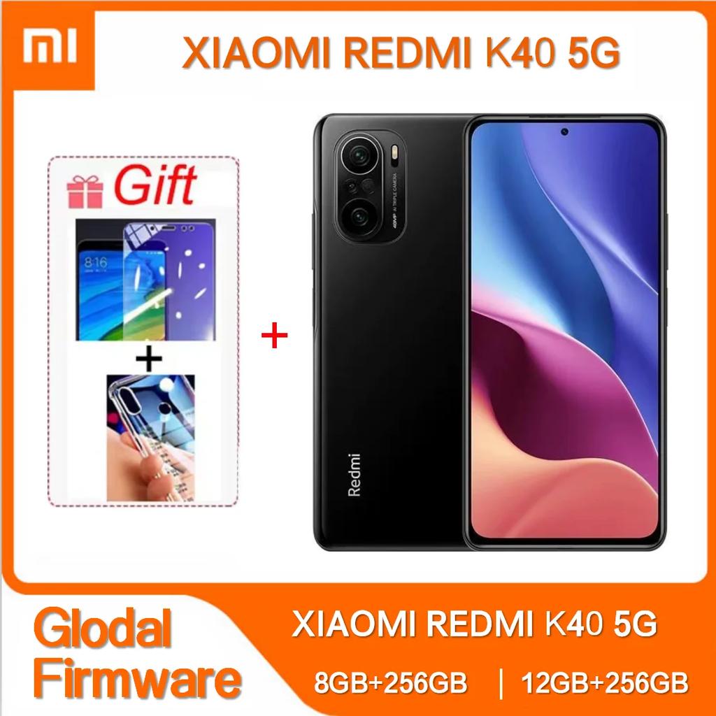 5G Smartphone Original xiaomi redmi K40 RAM 12GB ROM 256GB Android 6.67 inch Qualcomm Snapdragon 870 Smartphone