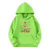 Child Fashion Lightweight Long Sleeve Pullover With Pockets  Print Hoodie
