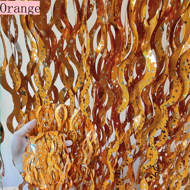 New 4/2/1Pack Birthday Party Decorations Kids Bachelorette Party Backdrop Curtains Tinsel Foil Curtains Wedding Decor Photozone