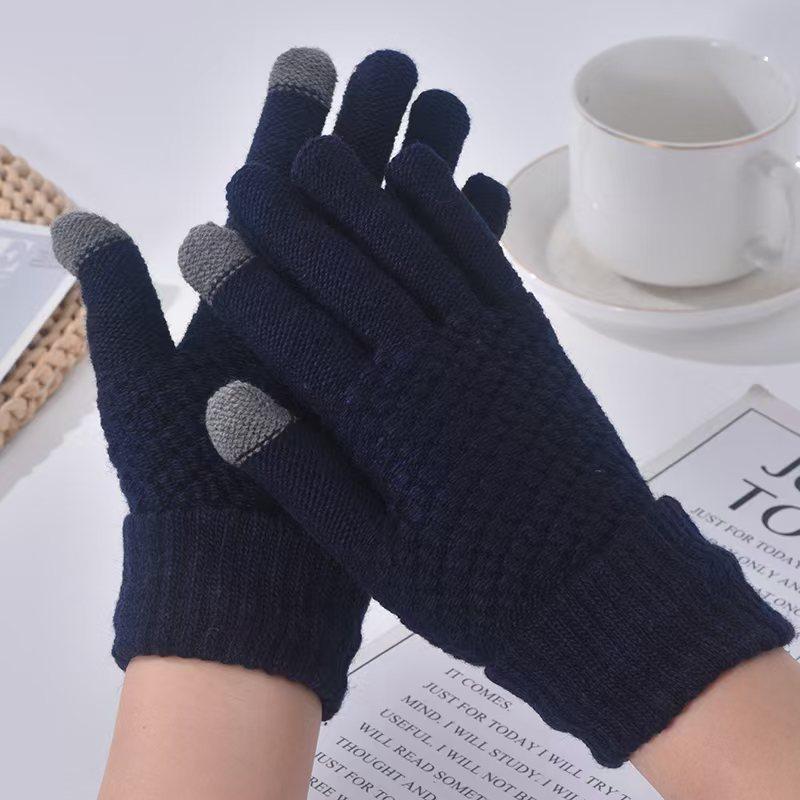 Gloves pineapple gloves cold winter warm gloves student gloves piled thickened riding gloves