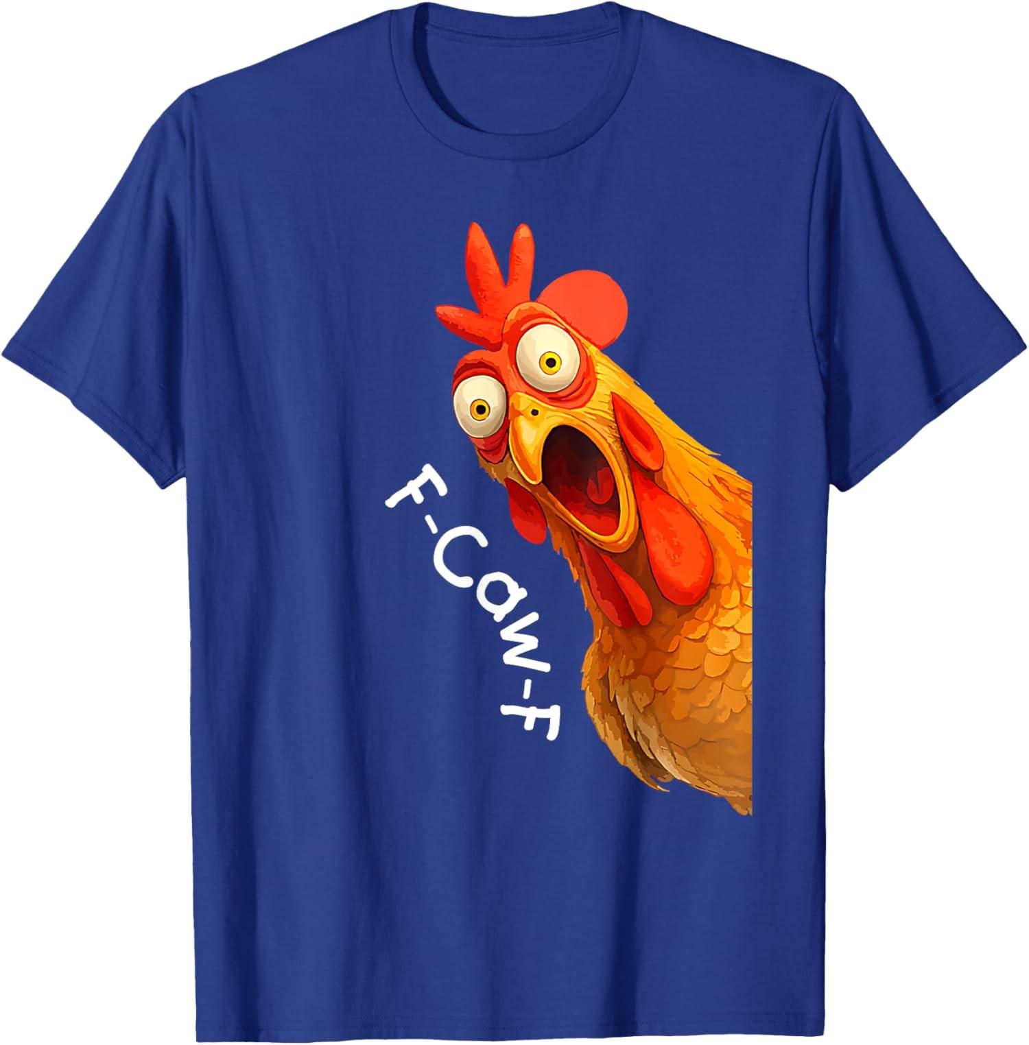 Funny F-Caw-F Chicken FCAWF Chicken Unisex T-Shirt S