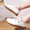 Women's Spring/Autumn Slip-On Soft-Sole Flat Shoes – Lightweight Breathable Casual Mother's Shoes, Versatile Comfortable Walking Shoes for Daily Wear