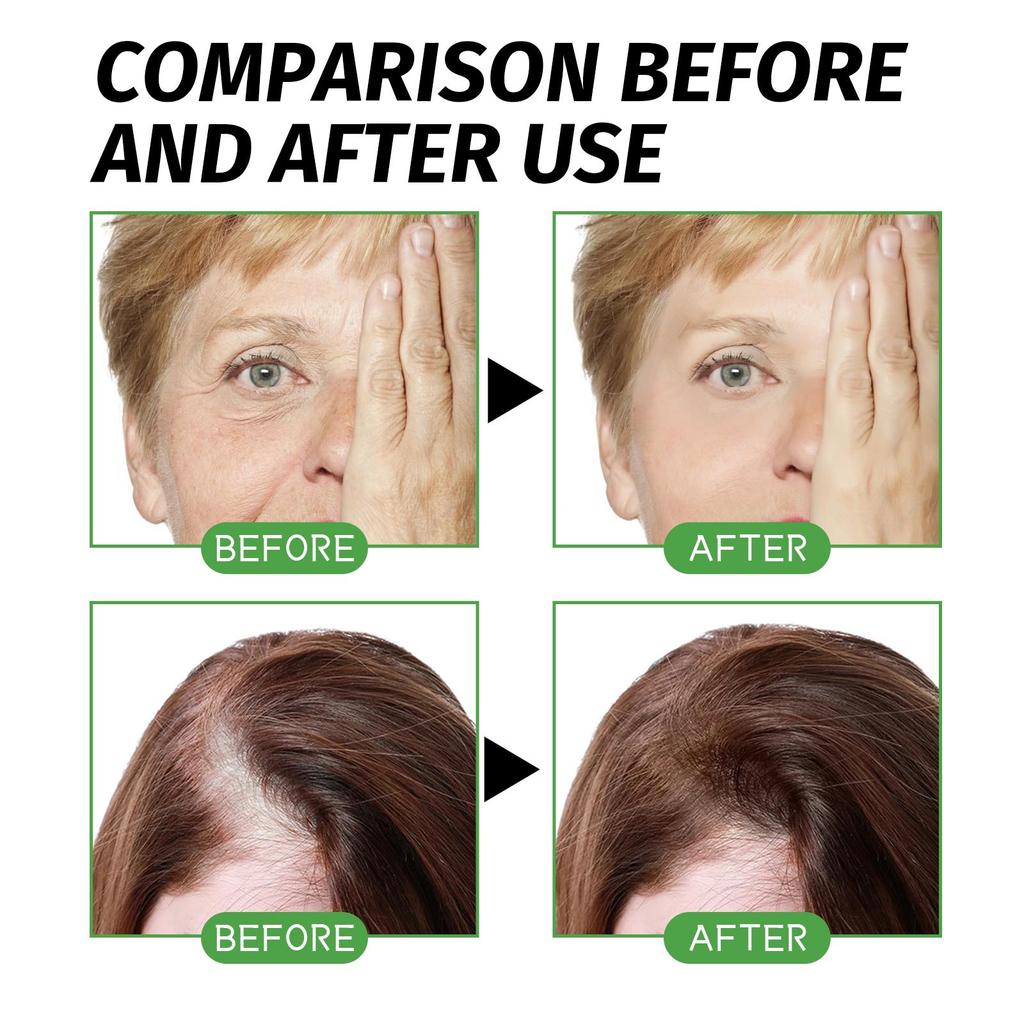 Castor Oil 60ml / 2.02 Fl Oz — 100% Cold-pressed Extraction, Suitable for Hair and Eyebrows — Includes a Brush and a Fine-tip Applicator.