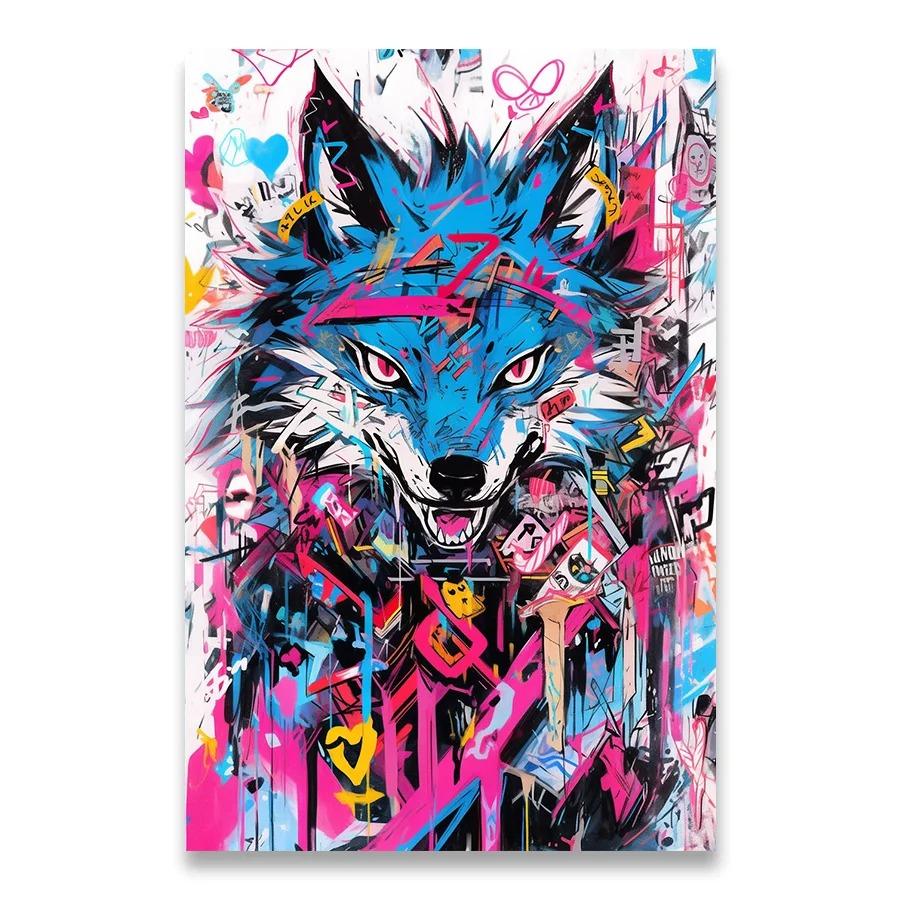 Canvas Painting Home Decorations Colouring Room Decor Animation Decoration Wall Decororation Doodle Lions Elephants Anime Sketch