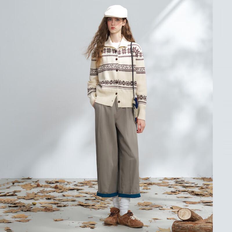 Women's Fair Isle Jacquard Knit Cardigan