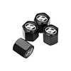 4pcs Car Styling for Hyundai Santa Genesis Tiburon Elantra Accent Sonata I35 I20 I30 Azera Wheel Valve Caps Tire Stem Dust Cover E5