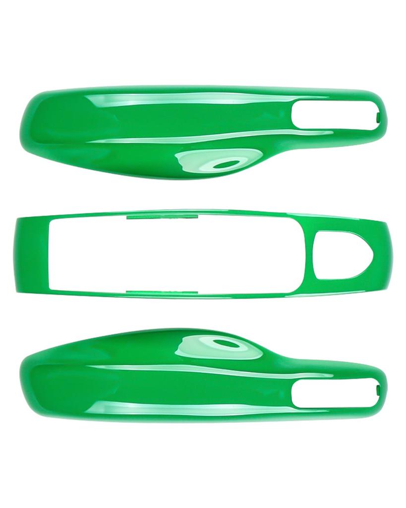 Key fob cover for Porsche Cayenne Porsche key key cover Python Macan, 718, Cayman, Panamera, 911, Boxster, chain, (Giant Green)