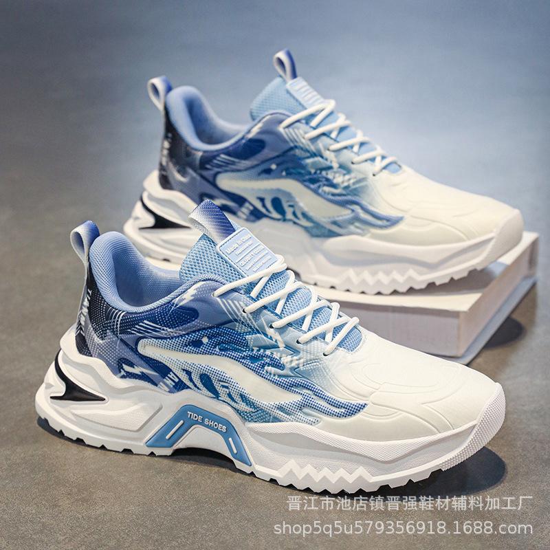 Herrenschuhe Lässige Laufschuhe Herren Trend Sportschuhe Studenten Stoffoberfläche Nationaler Trend Hohe Qualität Bequeme Plateau Trendschuhe