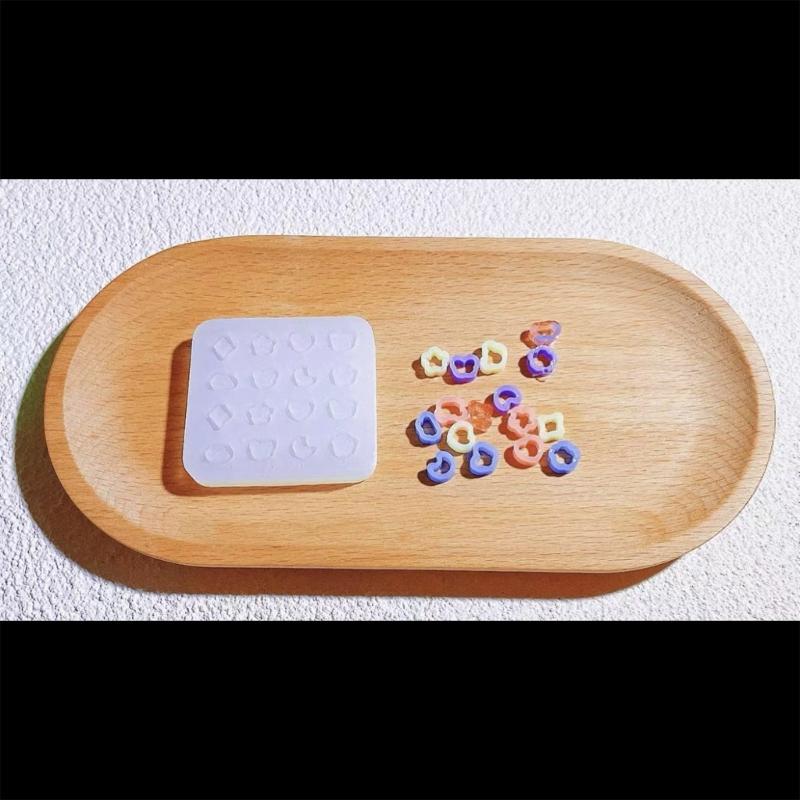 Resin Shaker Filling Mold,Silicone Heart Mold Epoxy Resin Mold Filler Quicksand Casting Filling Mold for Jewelry Making