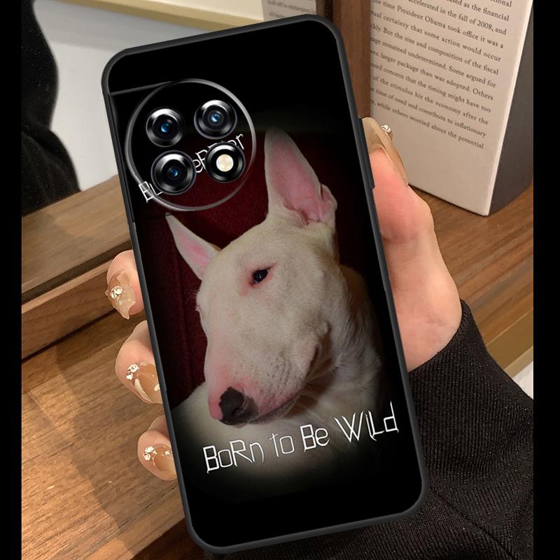 English Bull Terrier Dog Case For OnePlus 15R 13R 13T 12R 15 13 12 11 10 Pro 10T Nord CE 3 4 Lite N20 N30 Nord 5 Cover