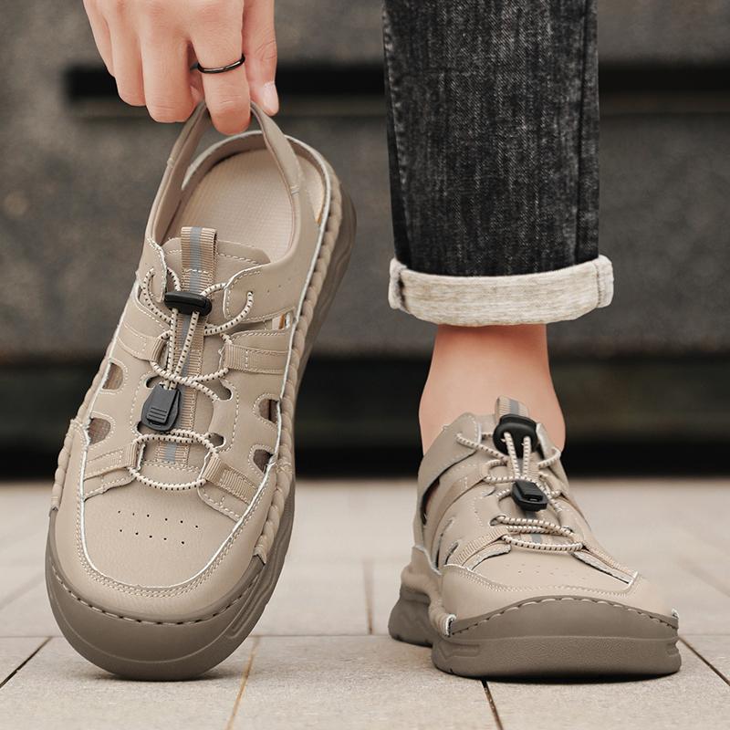 Fashion Leisure Plus Size Men's Sandals Fashion and Quality Handmade Styles Daily Adult Business Office Comfortable Outdoor Shoes Hot