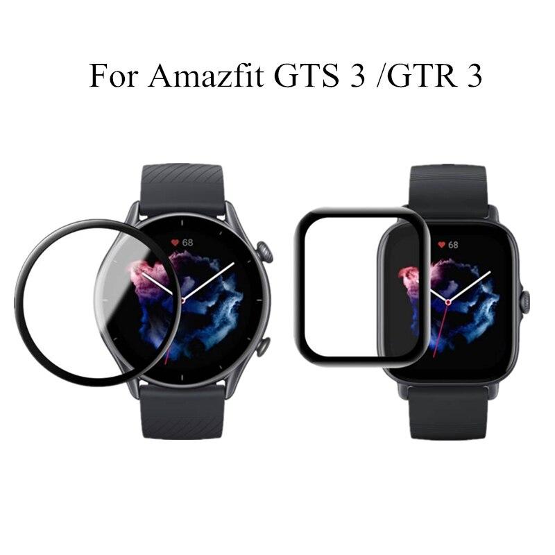 Buy 3D Full Screen Protector for Xiaomi Amazfit GTS 3 GTR 3 GTR3 Pro Smart  Watch HD All-around Protective Film Cover at affordable prices — free  shipping, real reviews with photos — Joom