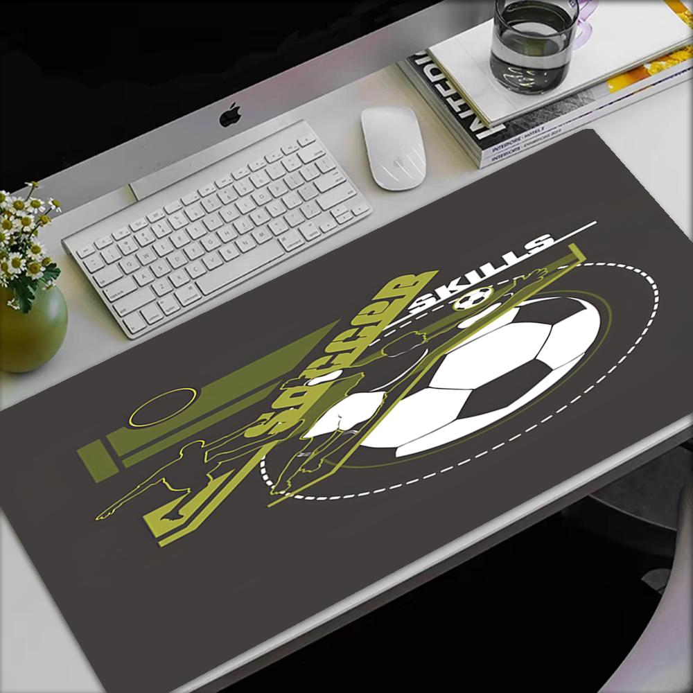 Soccer Theme Mouse Pad, Non Slip Rubber Base, Multifunctional Office & Home Decor, Perfect for Workspace Personalization.