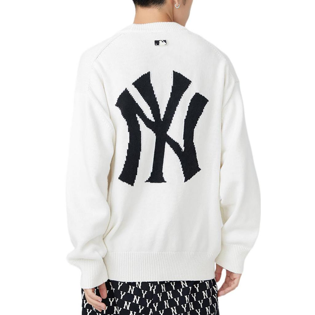 MLB New York Yankees Sweaters Unisex Cream Crew Neck Moderate Other 3AKPB0126-50CRS