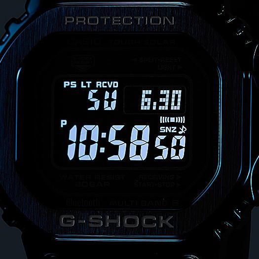 Casio Men's Stainless Steel 200M Water Resistant Shock Resistant Quartz Watch GMW-B5000G-2