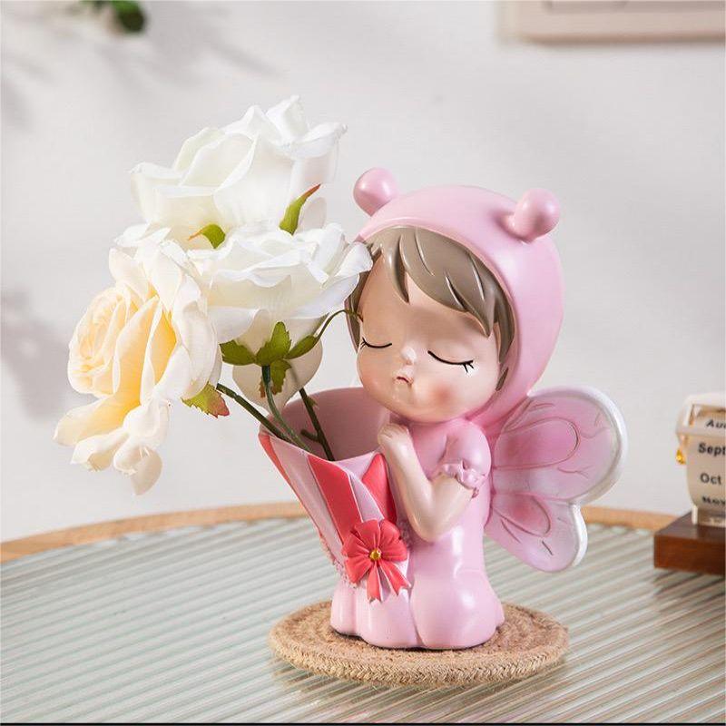 

ваза современная статуэтка девушки, подставка из сухоцвета гостиная тумба под телевизор домашний декор аксессуары статуэтка