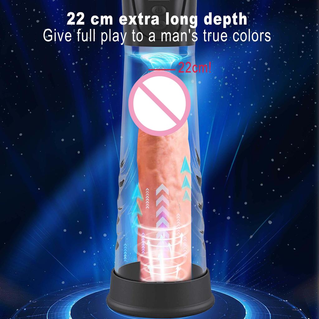 Manyjoy Male Penis Pump Vacuum Electric Increase Penis Delayed Ejaculation Stimulation Penis Male Masturbation Couple Sex Toys