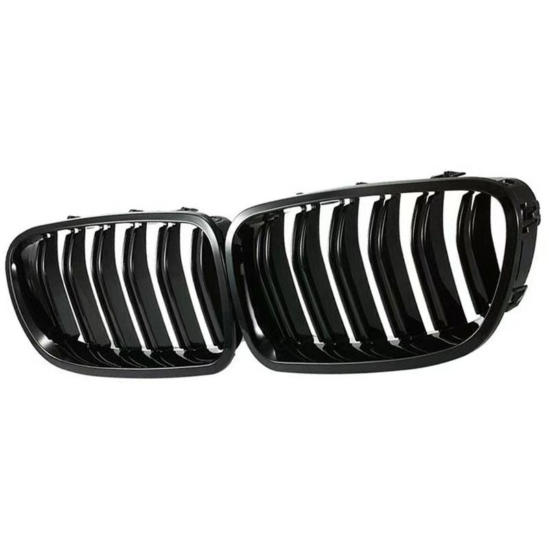 Car Front Kidney Grille Grill For BMW 5 Series F10 F11 F18 520d 530d  540i 2010 2011 2012 2013 2014 2015 2016 Dual Slats