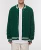 Musinsa Standard Varsity Knit Cardigan [Green/Cream]
